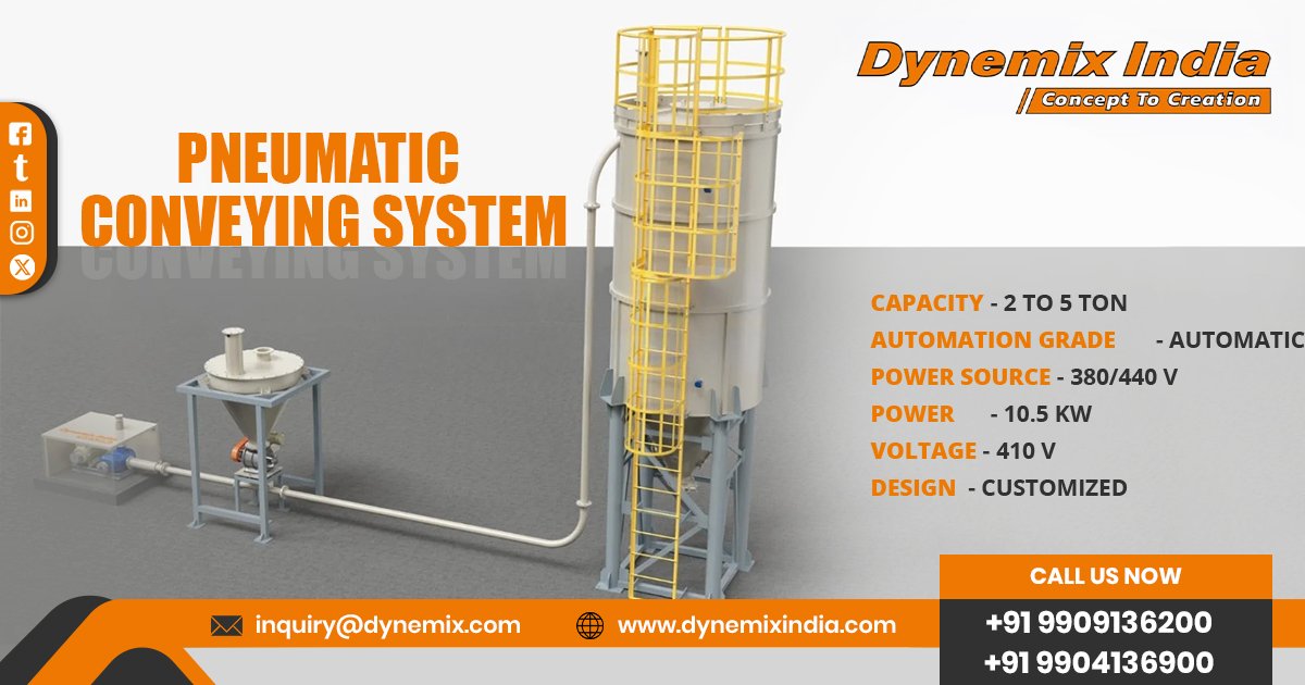 Supplier of Pneumatic Conveying System in Kerala