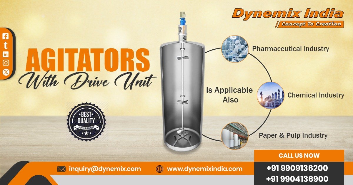 Exporter of Agitators with Drive Unit in Saudi Arabia