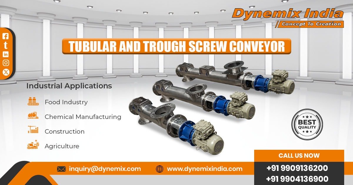 High-Performance Tubular & Trough Screw Conveyors for Belarusian Industries