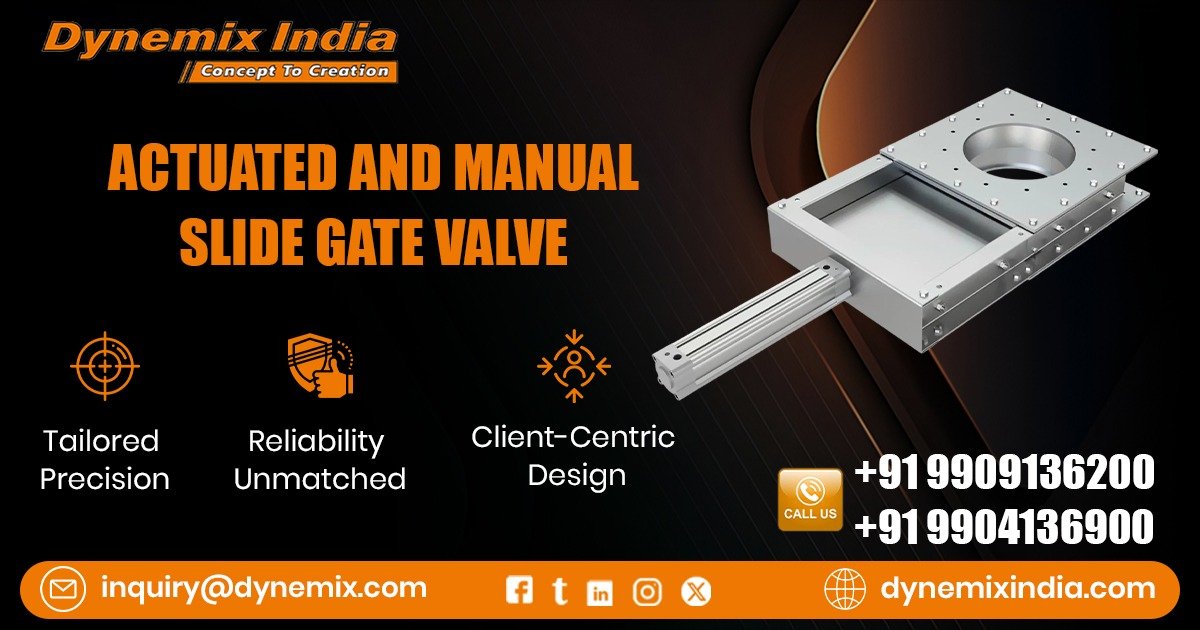 Actuated and Manual Slide Gate Valve in Slovenia