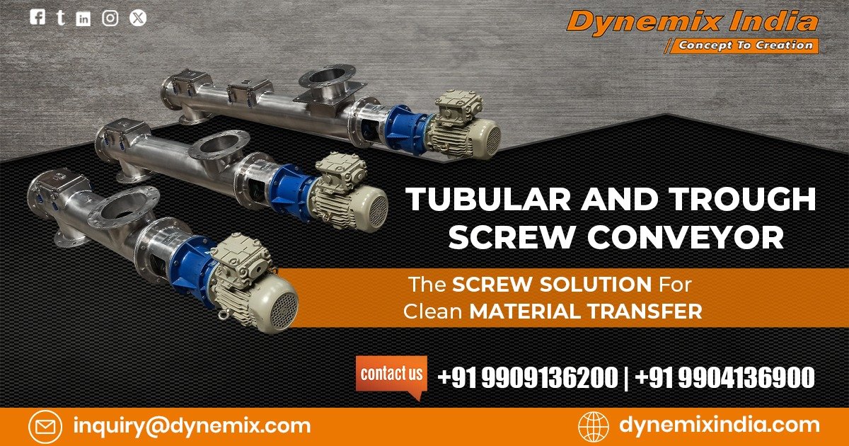 Tubular and Trough Screw Conveyor in Qatar
