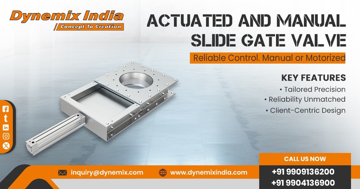 Actuated and Manual Slide Gate Valve Manufacturer