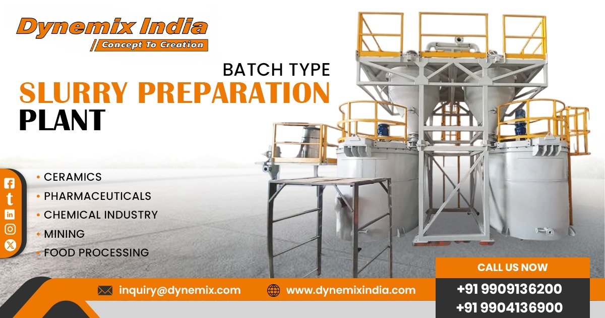 Batch Type Slurry Preparation Plant Manufacturer