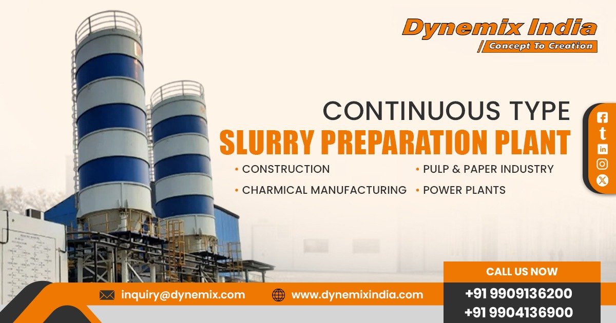 Continuous Type Slurry Preparation Plant Manufacturer