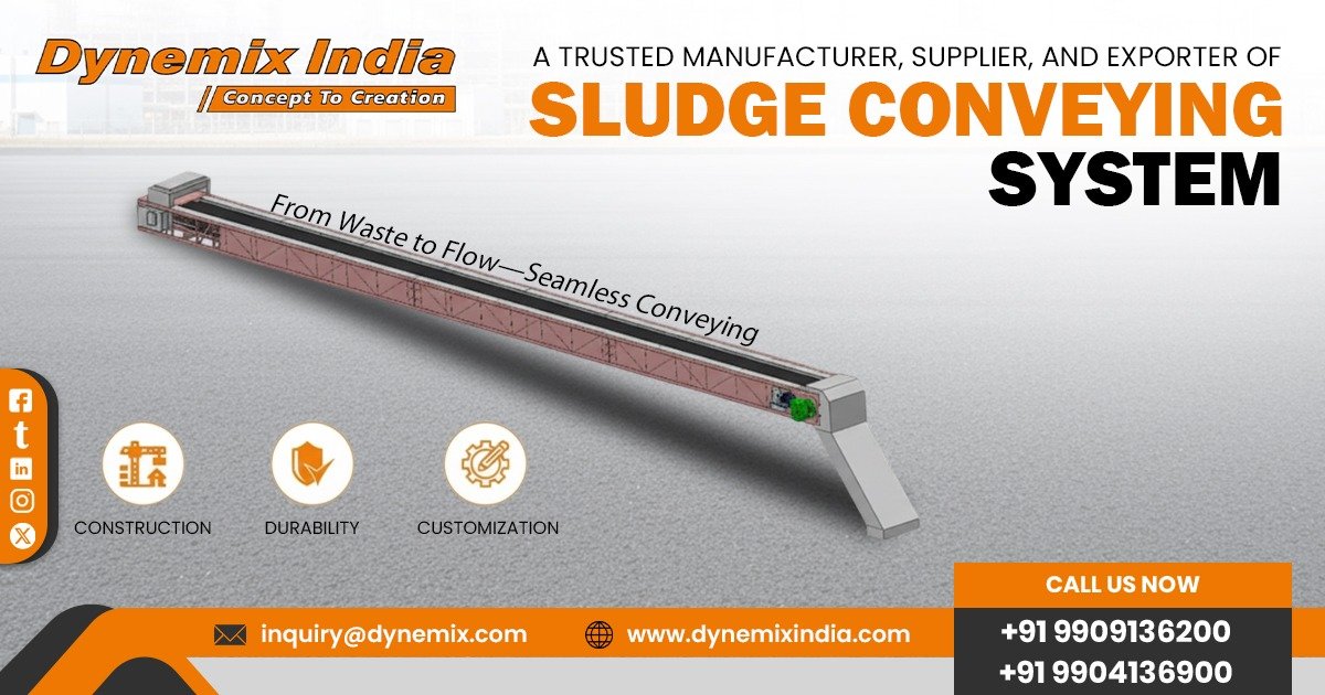 Manufacturer of Sludge Conveying System