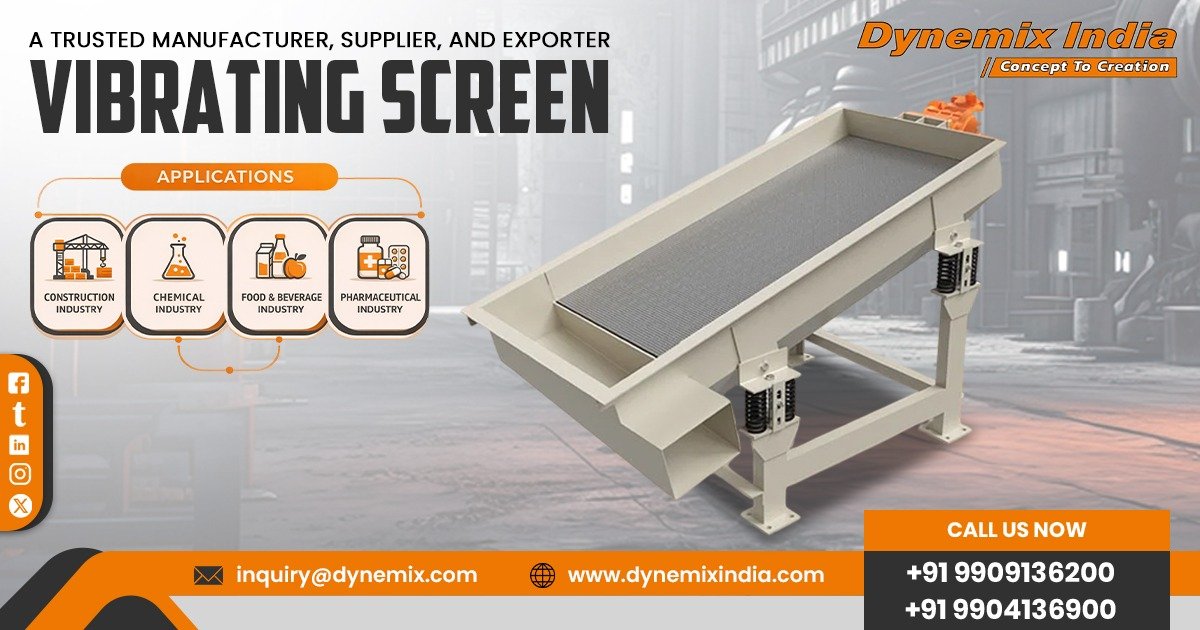 Manufacturer of Vibrating Screen