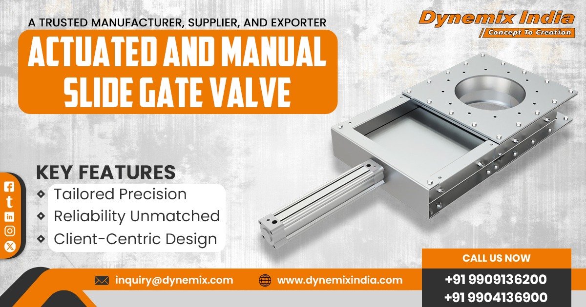 Exporter of Actuated and Manual Slide Gate Valve