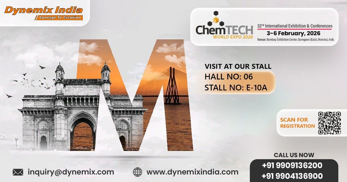 Dynemix India Engineering Pvt. Ltd. participate in the ChemTECH World Expo 2026