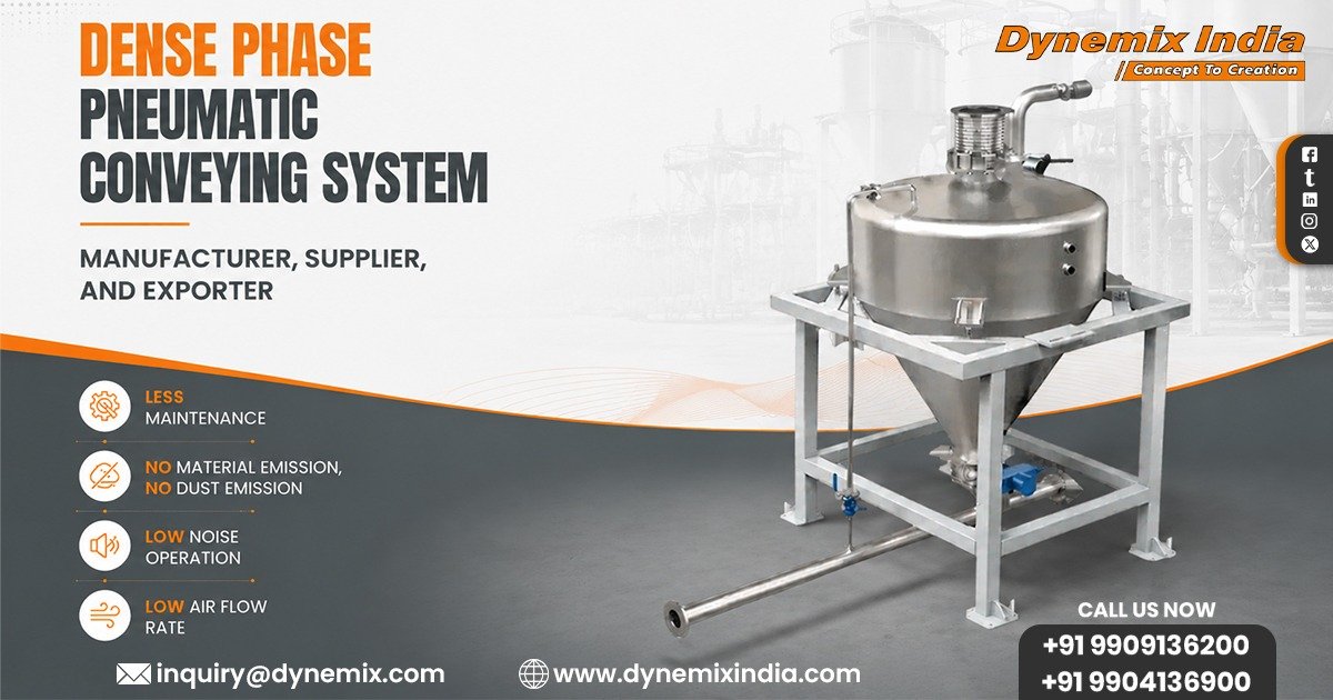Dense Phase Pneumatic Conveying System Manufacturer