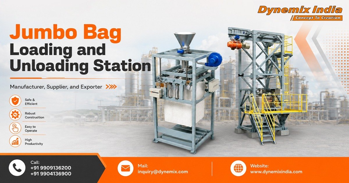 Jumbo Bag Loading and Unloading Station for Bulk Materials