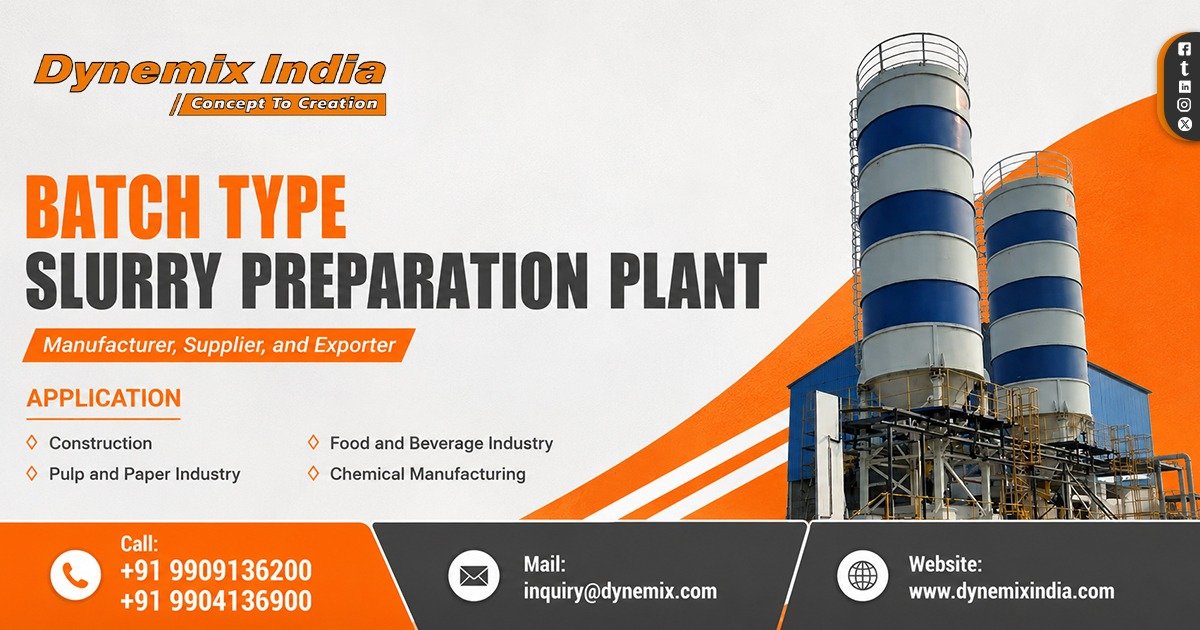 Batch Type Slurry Preparation Plant in Malaysia