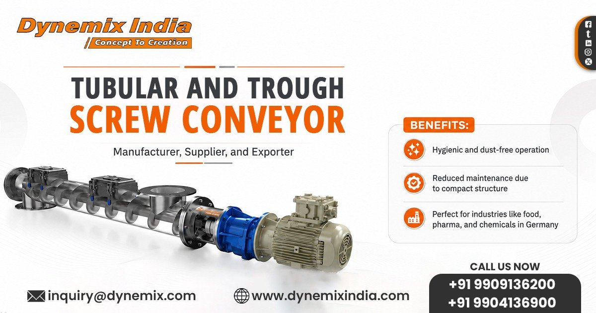 Tubular and Trough Screw Conveyor Exporter in Nepal