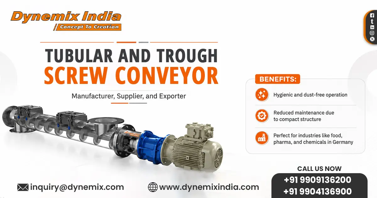 Tubular and Trough Screw Conveyor Exporter in Nepal