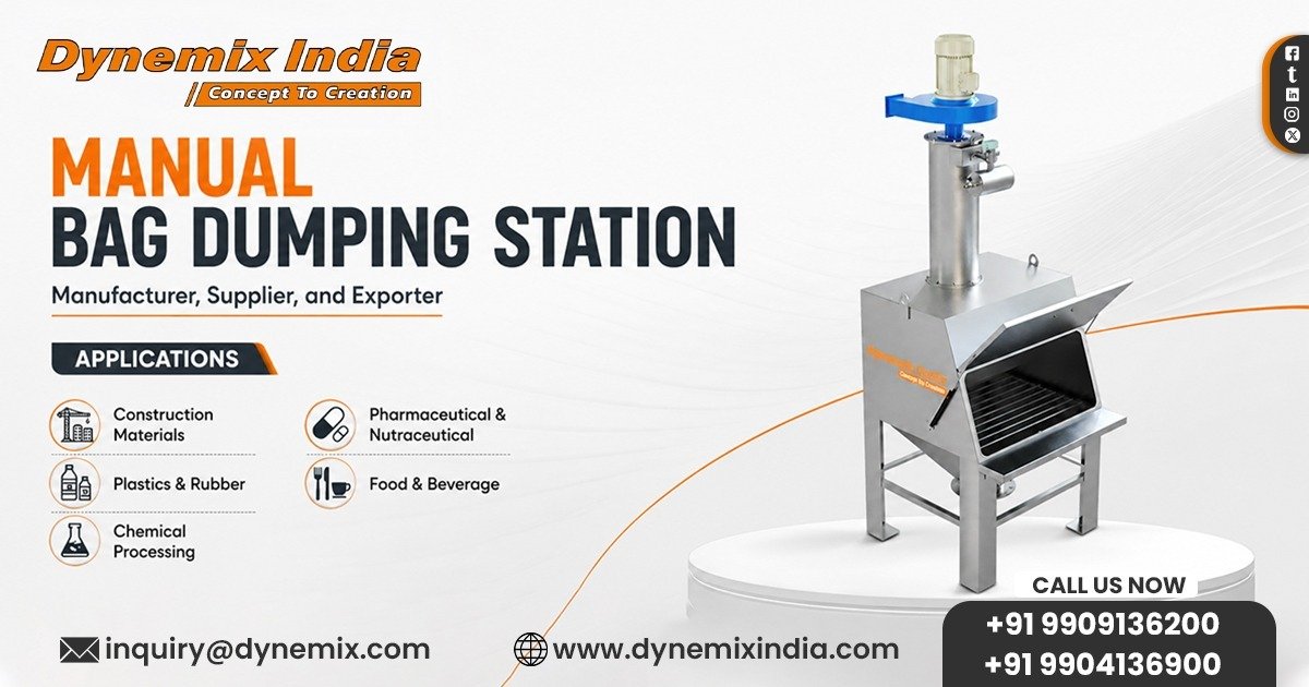 Manual Bag Dumping Station in Jordan