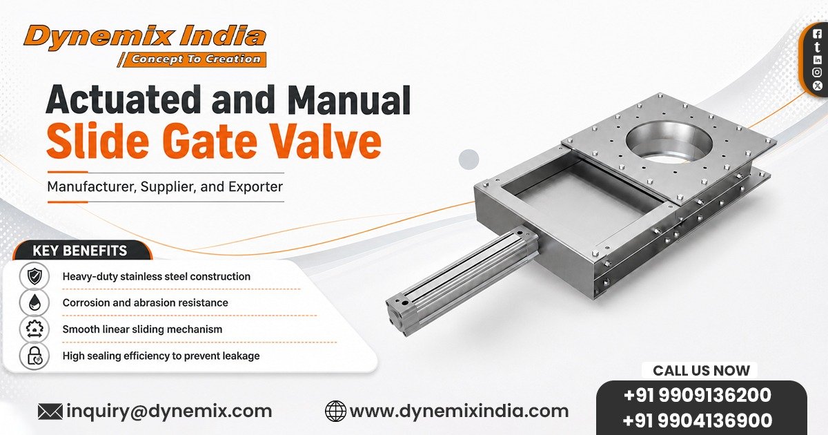 Actuated and Manual Slide Gate Valve in Malaysia