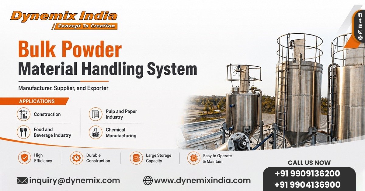 Bulk Powder Material Handling System in Singapore