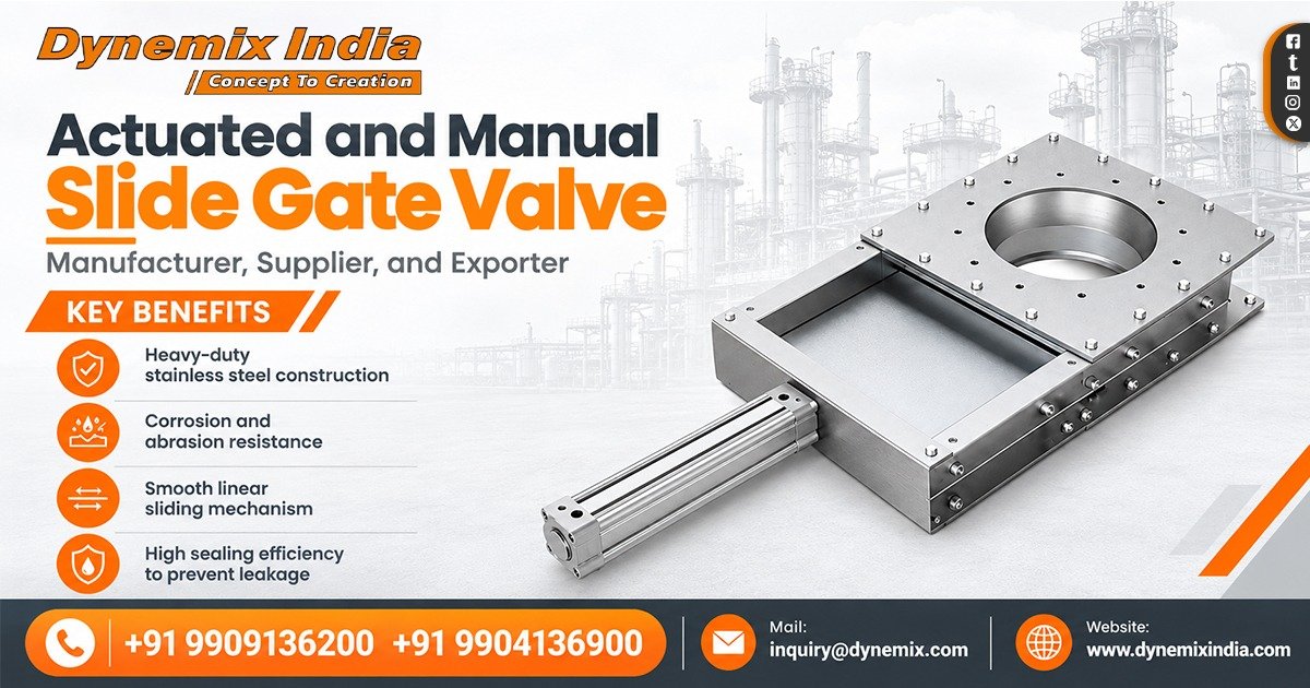 Actuated and Manual Slide Gate Valve in United States